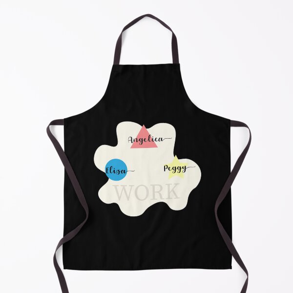Item preview, Schuyler sisters name tag stickers Angelica, Eliza and Peggy designed and sold by customtcket06s.
