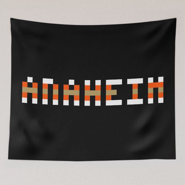 Item preview, Pixel NHL Anaheim in Home Colors designed and sold by gkillerb.