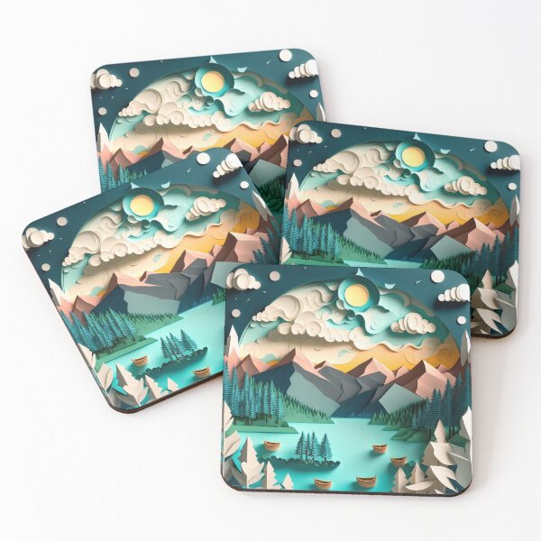 Item preview, alpine lake designed and sold by Olivier Dean.