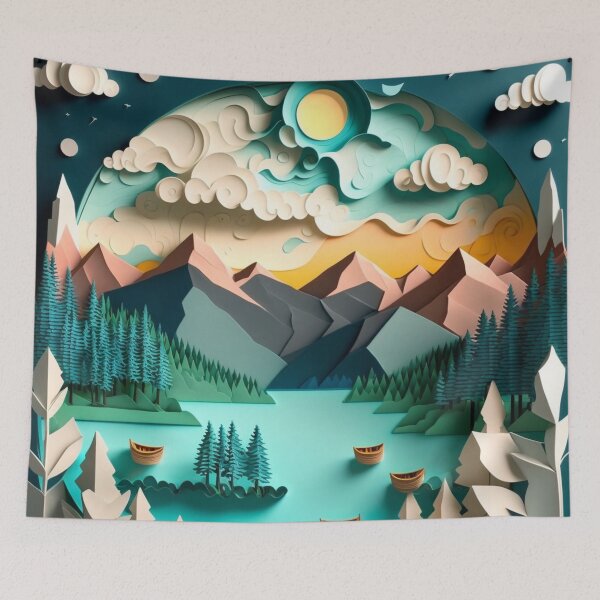 Item preview, alpine lake designed and sold by Olivier Dean.