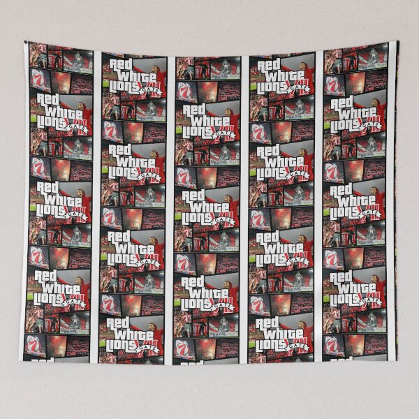 Item preview, Red-White Lions Gate 7 designed and sold by ArtiPasss.
