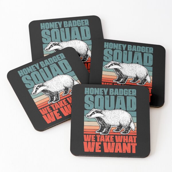 Item preview, Retro Honey Badger Squad For A Ratel Fanatic Honey Badgers designed and sold by Nessshirts.