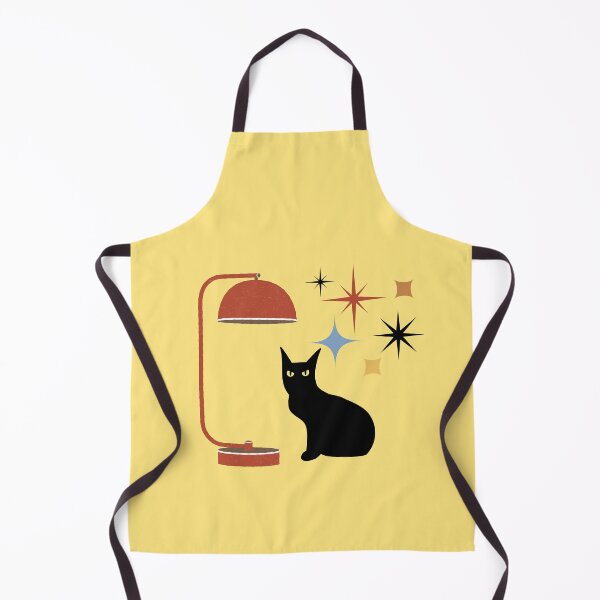 Item preview, Retro Mid Century Atomic Black Cat, Mid century cat,retro atomic cats, designed and sold by Tamas Das.