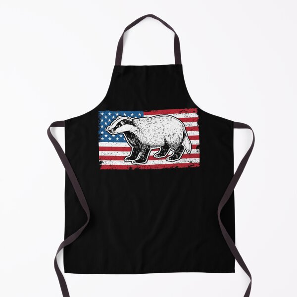 Item preview, Honey Badger American Flag For A Patriot Honey Badger Lover designed and sold by Nessshirts.