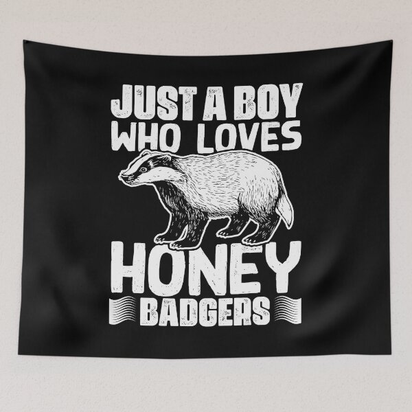 Item preview, Just A Boy Who Loves Funny Honey Badgers A Honey Badger Fan designed and sold by Nessshirts.