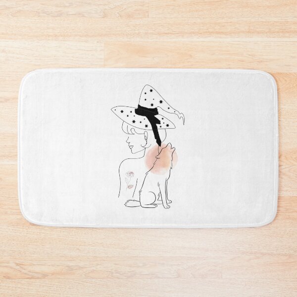 Item preview, Happy Halloween Witch And Wolf  Hand Drawing  Line Art The Best Gift For halloween party  designed and sold by FitCustomDesign.