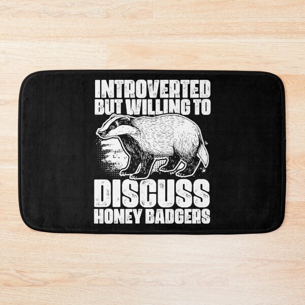 Item preview, Introverted But Willing To Discuss Funny Honey Badger Lover designed and sold by Nessshirts.