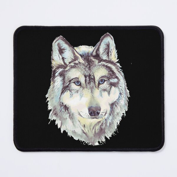 Item preview, Heather beautiful wolf face illustration profile portrait  designed and sold by FitCustomDesign.