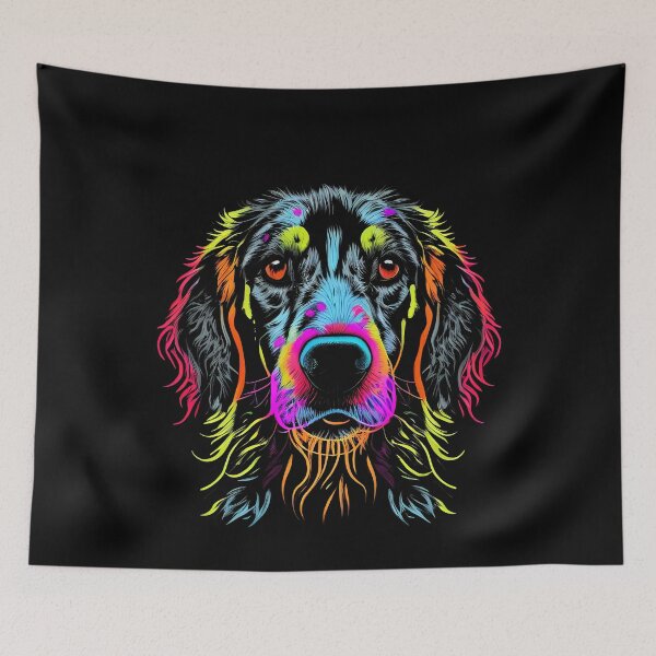 Item preview, English Setter Dog Colorful Paint Splash designed and sold by rafaeltto.