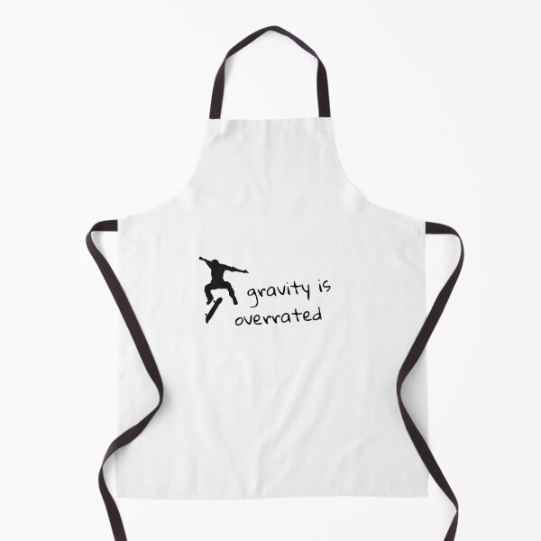 Item preview, Gravity overrated - skater and slogan designed and sold by SeedsplashMerch.