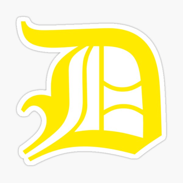 Detroit Tigers Old English D - 4 Decal – The Michigan Outfitter