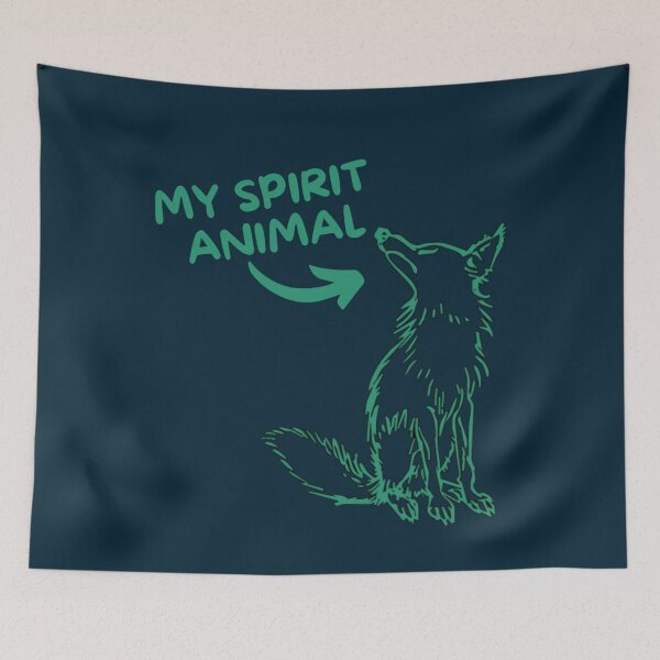 Item preview, Wolf is my spirit animal203 designed and sold by FitCustomDesign.