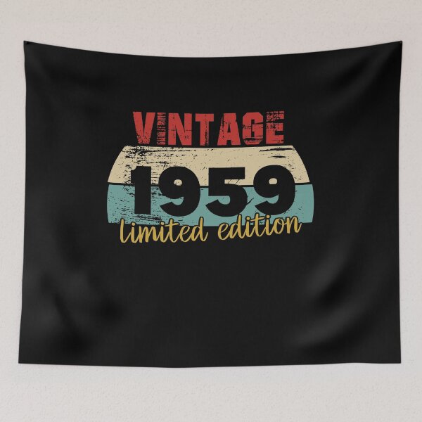 Item preview,  Vintage 1959, 64th Birthday limited edition Gift designed and sold by ahmedbakkali.