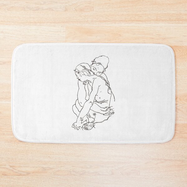 Item preview, Woman and Girl Embracing 1918 designed and sold by portokalis.
