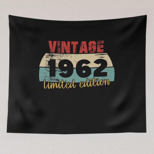 Item preview, Vintage 1962, 61th Birthday limited edition Gift designed and sold by ahmedbakkali.