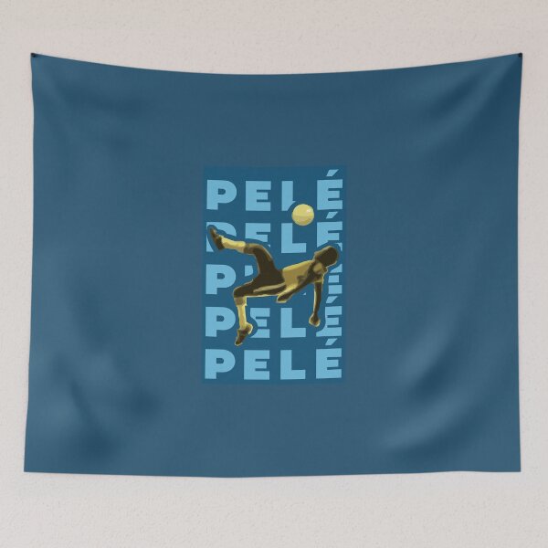 Item preview, Rip Pele 10 Football Player Illustration designed and sold by byFizCreative.