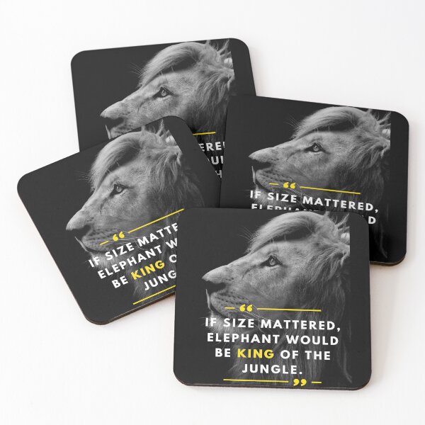Item preview, Best selling- Animal Motivation - If Size mattered, Elephant would be King of the Jungle designed and sold by AB-NewStyle.