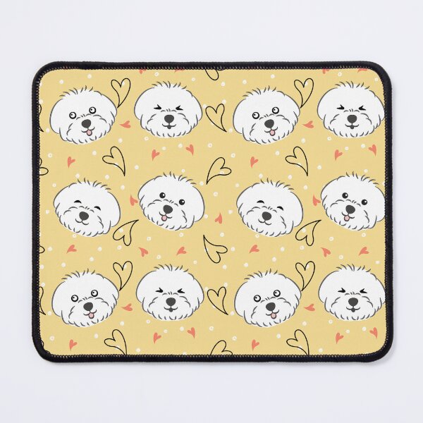 Item preview, Funny Maltese Dog Emoji designed and sold by Lulupainting.