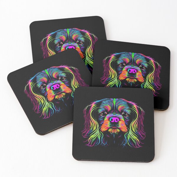 Item preview, English Toy Spaniel Dog Colorful Paint Splash designed and sold by rafaeltto.