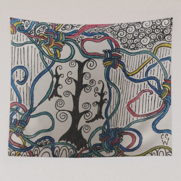 Item preview, Zentangle 216 designed and sold by CCWillow.