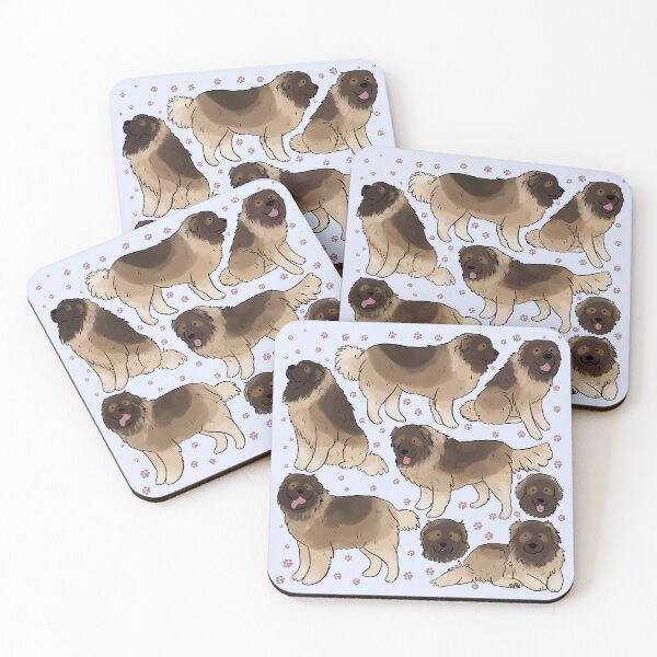 Item preview, Caucasian Shepherd Dog illustration pattern  designed and sold by Yarafantasyart.