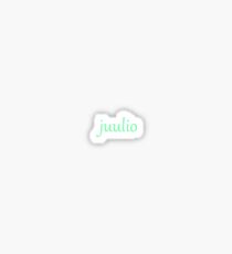 juul name tag (juulio) Sticker