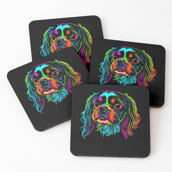 Item preview, English Toy Spaniel Dog Colorful Paint Splash designed and sold by rafaeltto.