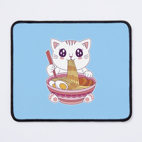 Item preview, Cat eats ramen designed and sold by DerSenat.