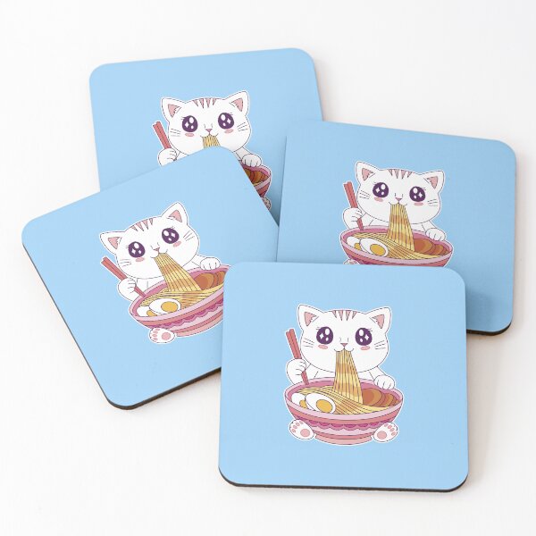 Item preview, Cat eats ramen designed and sold by DerSenat.