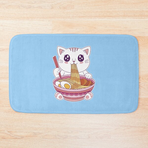 Item preview, Cat eats ramen designed and sold by DerSenat.