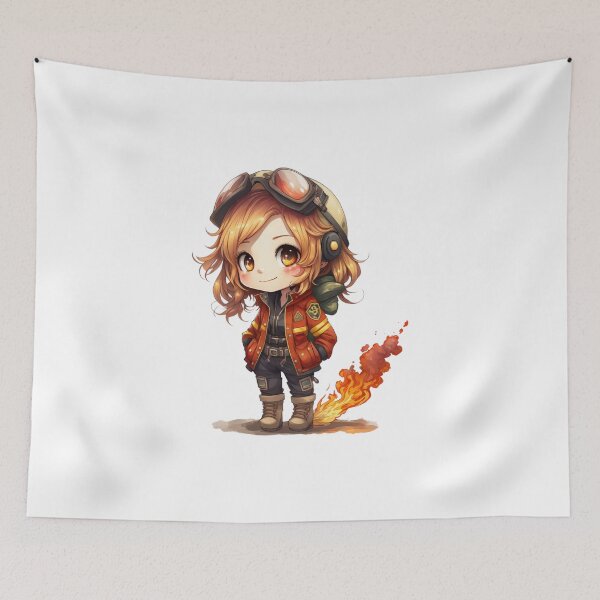 Item preview, Brave Little Firefighter designed and sold by TheChibiStore.