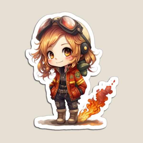 Artikelvorschau, Tapferer kleiner Feuerwehrmann entworfen und verkauft von TheChibiStore.