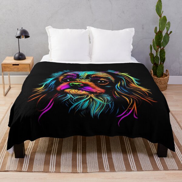 Item preview, English Toy Spaniel Dog Colorful Paint Splash designed and sold by rafaeltto.
