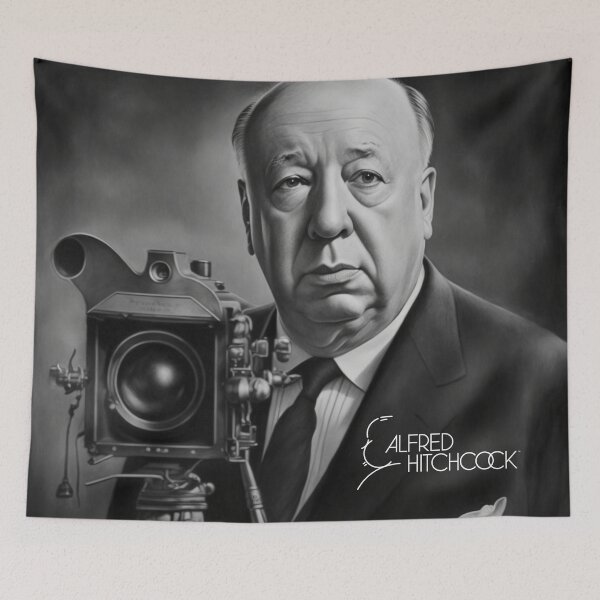 Item preview, Alfred Hitchcock Digital artwork designed and sold by MeowStore21.