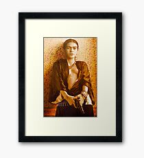 Frida Kahlo Pistol Framed Print