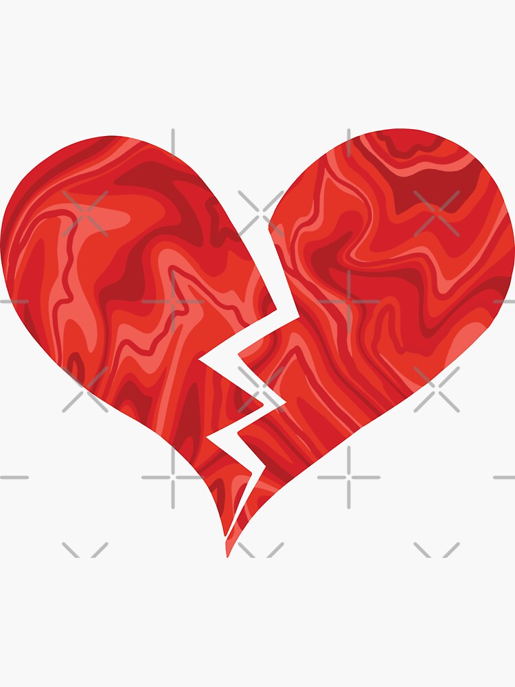 broken heart' Sticker