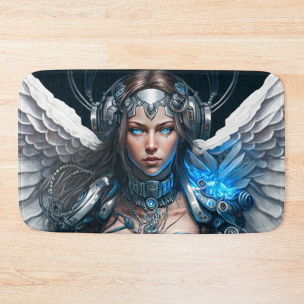 Artikelvorschau, Asgard Angel Canvas Print Bunte moderne digitale Kunst entworfen und verkauft von Acnologiaa.