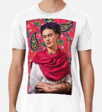 Frida Kahlo Paisley Men's Premium T-Shirt