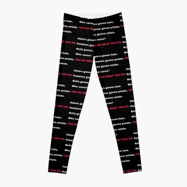 pants women (leggings) TOO FAST - I HATE EVERYTHING - Black - WPTPE-R-HATE  - Metalshop.us