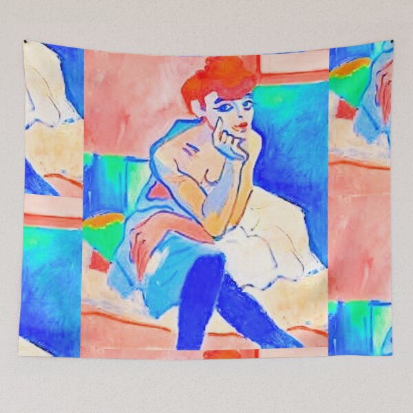 Item preview,  Woman in a Chemise is a Fauvist Oil Painting created by André Derain in 1906. (Digitally enhanced by WatermarkNZ Press) designed and sold by CristalleLisa.