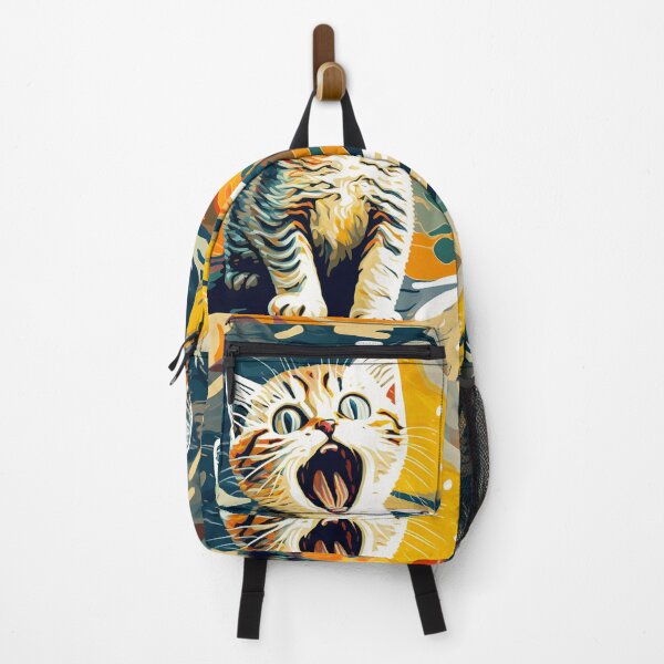 Item preview, The Screaming Cat - A Digital Painting designed and sold by Simone Davino.