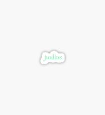 juul name tag (juulius) Sticker