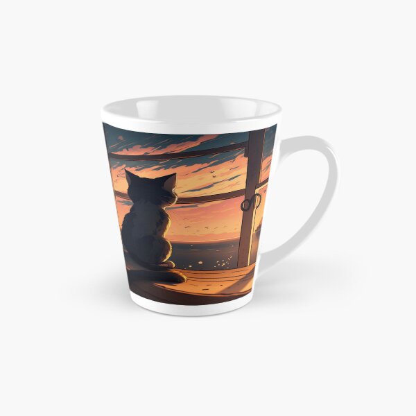 Item preview, Cat Watching Sunset : For Sunset Lovers designed and sold by Ameripensia.