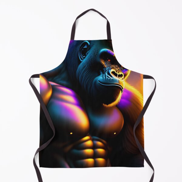 Item preview, Badass Kong gorilla warrior art 1 designed and sold by vishalraifx.