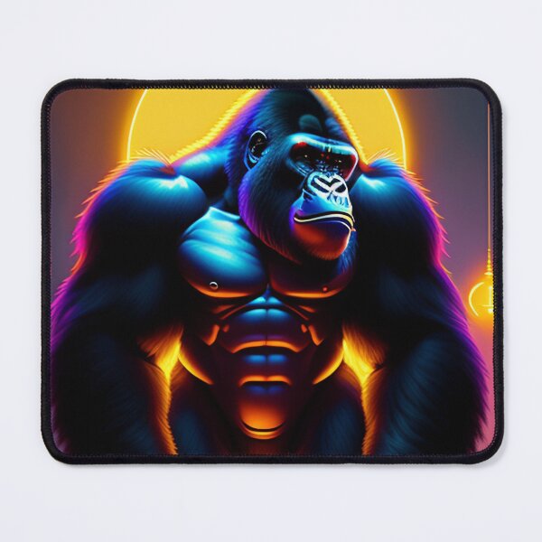 Item preview, Badass Kong gorilla warrior art 3 designed and sold by vishalraifx.