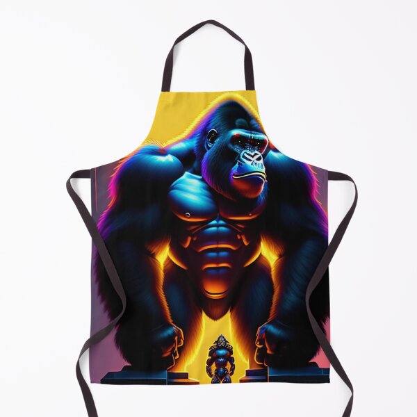 Item preview, Badass Kong gorilla warrior art 3 designed and sold by vishalraifx.
