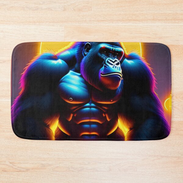 Item preview, Badass Kong gorilla warrior art 3 designed and sold by vishalraifx.