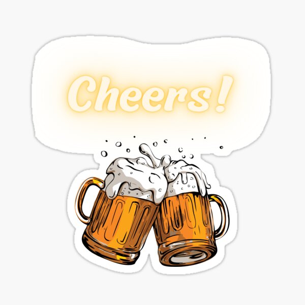 Guinness Beer Glasses Sticker - Pro Sport Stickers