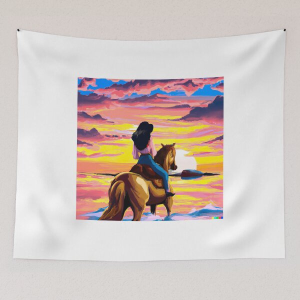 Item preview, Ocean Sunset Horse Ride designed and sold by Sparkline.