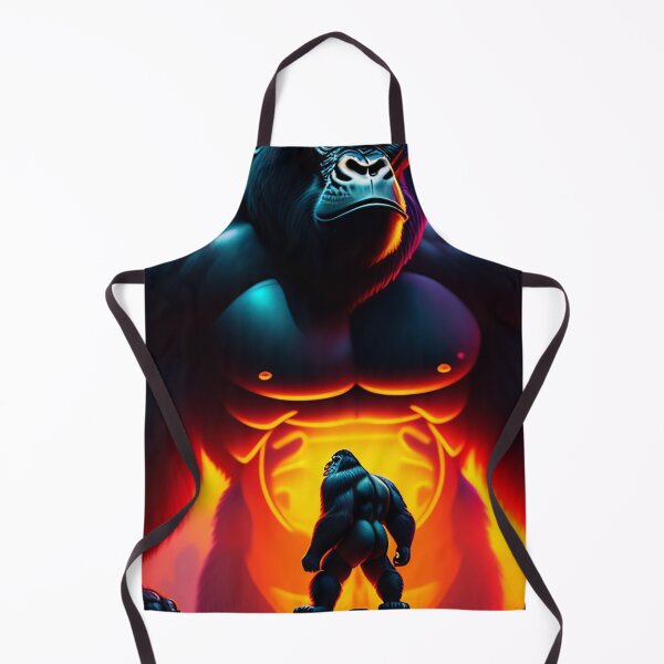 Item preview, Badass Kong gorilla warrior art 4 designed and sold by vishalraifx.